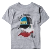 Παιδική μπλούζα New College για αγόρια Street Fashion Γκρι καλοκαιρινές μοντέρνες ποιοτικές μπλούζες online
