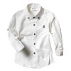 Παιδικό πουκάμισο για αγόρια Sandy Kids άσπρο αγορίστικα κοντομάνικο μακρυμάνικο μοντέρνα παιδικά ρούχα online χρονών online
