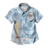 Παιδικό Πουκάμισο Mall Kids Day Γαλάζιο καλοκαιρινά πουκάμισα κοντομάνικα αγορίστικα Online οικονομικά