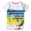 Παιδική μπλούζα Blue Seven για αγόρια Tyrannosaurus άσπρο αγορίστικα επώνυμα ποιοτικά καλοκαιρινά άνετα οικονομικά