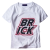 Παιδική μπλούζα για αγόρια Brick Άσπρο Κόκκινο αγορίστικη καθημερινή με στάμπα online