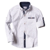 Παιδικό πουκάμισο για αγόρια Essone άσπρο καλά πουκάμισα για αγοράκια ετών βαμβακερά μοντέρνα ιδιαίτερα online