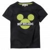 Παιδική μπλούζα New College για κορίτσια Keep Dreaming μαύρο καθημερινές μακό κοντομάνικες παγιέτες online (1)