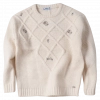 Παιδική μπλούζα Mayoral για κορίτσια Samor μπεζ πλεκτή  μπλούζες πουλόβερ ζεστές κοριτσίστικες μακρυμάνικες επώνυμες (1)