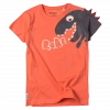 Παιδική μπλούζα Losan για αγόρια dino roar πορτοκαλί t-shirt αγορίστικα καλοκαιρινά κοντομάνικα μακό ετών