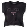 Παιδική μπλούζα Guess για κορίτσια Beverly hills μαύρο crop top ετών online (1)