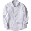 Παιδικό πουκάμισο για αγόρια Basic άσπρο πουκάμισα λευκά για παρέλαση οικονομικά μονόχρωμα