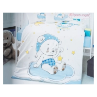 Σετ σεντόνι παπλωματοθήκη μαξιλαροθήκη για παιδικό κρεβάτι Star Bear
