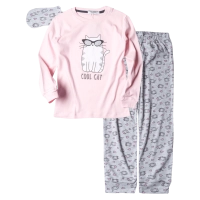 Παιδική πιτζάμα ΕΒΙΤΑ για κορίτσια Cool Cat Ροζ