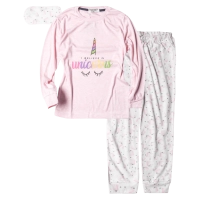 Παιδική πιτζάμα ΕΒΙΤΑ για κορίτσια Unicorns Ροζ