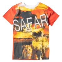 Παιδική μπλούζα New College για αγόρια Safari Πορτοκαλί αγορίστικες κοντομάνικες μπλούζες