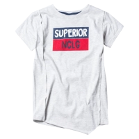Παιδική μπλούζα New College για αγόρια Superior Γκρί Μελανζέ καθημερινή κοριτσίστικη online