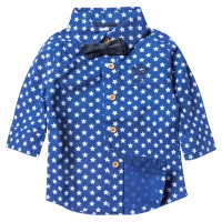 Παιδικό πουκάμισο New College για αγόρια Βig Star Μπλε Ρουα ποιοτικά αγορίστικα πουκάμισα online