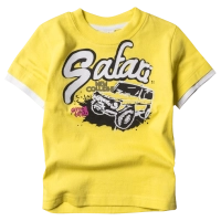 Παιδική μπλούζα New College για αγόρια Safari Κίτρινο αγορίστικες ελληνικές κοντομάνικες μπλούζες