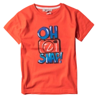 Παιδική μπλούζα New College για αγόρια Oh Snap Πορτοκαλί