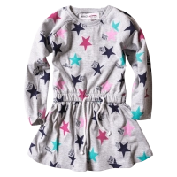 Παιδικό φόρεμα Minoti για κορίτσια GirlsRules γκρι κοριτσίστικα επώνυμα οικονομικά παιδικά ρούχα online χρονών