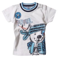 Παιδική μπλούζα Knot So Bad για αγόρια Pirate άσπρο κοντομάνικα μπλουζάκια για αγόρια ετών καλοκαιρινά online