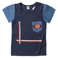 Παιδική μπλούζα για αγόρια Elabo μπλε κοντομάνικα μπλουζάκια για αγόρια ετών καλοκαιρινά online
