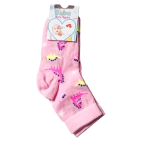 Παιδικές κάλτσες για κορίτσια Neon Dinosaurs Ροζ καθημερινό κοριτσίστικο με δεινοσαυράκια online