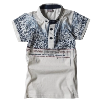 Παιδική μπλούζα για αγόρια Kids Άσπρο αγορίστικες καλοκαιρινές πόλο μπλούζες οικονομικές