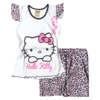 Παιδική πιτζάμα Like για κορίτσια Kitty Φούξια Λεοπάρ