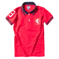 Παιδική μπλούζα για αγόρια Horse Κόκκινο αγορίστικες πόλο μπλούζες με γιακά καθημερινές καλές οικονομικές