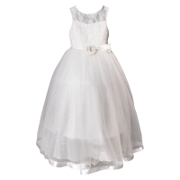 Παιδικό αμπιγέ φόρεμα για κορίτσια Saint Leu άσπρο