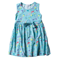 Παιδικό φόρεμα Εβίτα για κορίτσια Summer Time Γαλάζιο κοριτσίστικο καθημερινό με φιόγκο αμάνικο online