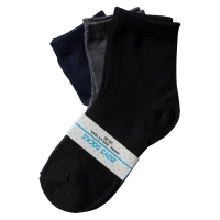 Παιδκές κάλτσες Triple Μαύρο Μπλε Γκρι αγορίστικες και κοριτσίστικες άνετες οικονομικές φθηνές