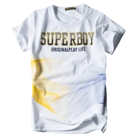 Παιδική μπλούζα για αγόρια Superboy κίτρινο αγορίστικη για το σχολείο καθημερινή αθλητική athletic οικονομική με στάμπα