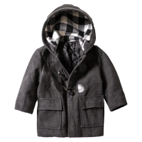 Παιδικό Παλτό για Αγόρια Fashion Project ανθρακί 1 5 αγορίστικο χειμωνιάτικο μοντγκόμερι στυλάτο με κουκούλα κεντρική