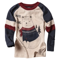 Παιδική μπλούζα New College για αγόρια WinterComing μπεζ επώνυμες εποχιακές μοντέρνες μπλούζες online ετών