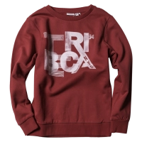 Παιδική μπλούζα Name it για αγόρια TRI BCA Μπορντό αγορίστικο φούτερ με χνούδι βαμβακερό οικολογικό 1