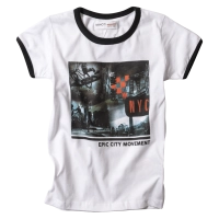 Παιδική μπλούζα Minoti για αγόρια Epic City άσπρο