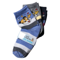 Παιδικές κάλτσες Cat για κορίτσια σετ 3 ζευγάρια κοριτσίστικο μοντέρνο με σχέδια οικονομικό
