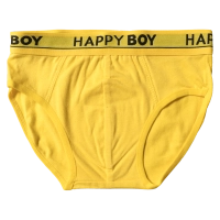 Παιδικό σλιπ βρακάκι για αγόρια Happy Boy Κίτρινο αγορίστικο βρακάκι εσώρουχο ποιοτικό