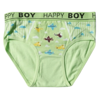 Παιδικό σλιπ βρακάκι για αγόρια Happy Boy Airplane Πράσινο αγορίστικο ποιοτικό εσώρουχο με σχέδια