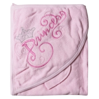 Μπουρνοζοπετσέτα για κορίτσια Princess Ροζ κοριτσίστικη ποιοτική μοντέρνα ζεστή δώρο