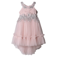 Παιδικό αμπιγέ φόρεμα για κορίτσια Velletri Κουφετί