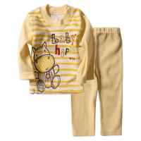 Βρεφική πιτζάμα για αγόρια Baby Hippo Kίτρινο