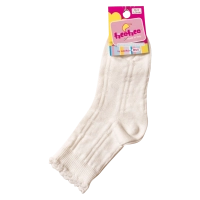 Παιδικές κάλτσες για κορίτσια Lace Μπεζ
