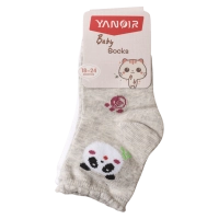 Παιδικές κάλτσες για κορίτσια Panda σετ 3 ζευγάρια