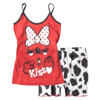 Παιδική πιτζάμα για κορίτσια Kiss Κόκκινο