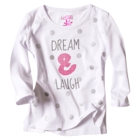 Παιδική μπλούζα Losan για κορίτσια DreamNSmile άσπρο