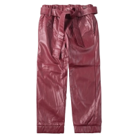 Παιδικό παντελόνι  ΕΒΙΤΑ για κορίτσια Leather Μπορντό