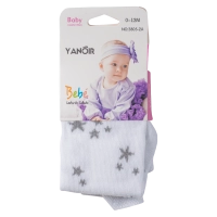 Βρεφικό καλσόν για κορίτσια Yanoir Stars Άσπρο κοριτσίστικα χοντρά μοντέρνα καλσόν