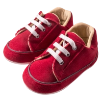 Βρεφικά παπούτσια αγκαλιάς για αγόρια Little Men κόκκινα αγορίστικα καθημερινά οικονομικά για βόλτα