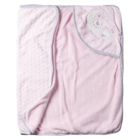 Παιδική κουβέρτα για κορίτσια Sweet Dreams ροζ κοριτσίστικα οικονιμικά ζεστά λευκά είδη με επένδυση