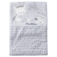 Παιδική κουβέρτα για αγόρια Prince21 γκρι κοριτσίστικα οικονιμικά ζεστά λευκά είδη με επένδυση