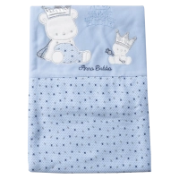 Παιδική κουβέρτα για αγόρια Prince21 γαλάζιο κοριτσίστικα οικονιμικά ζεστά λευκά είδη με επένδυση